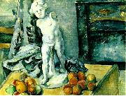 Paul Cezanne stilleben med statyett USA oil painting reproduction